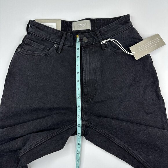 Everlane Women's NWT Black The Curvy Cheeky Minimalist Jean W25-26.25/L26.4 - Picture 9 of 12